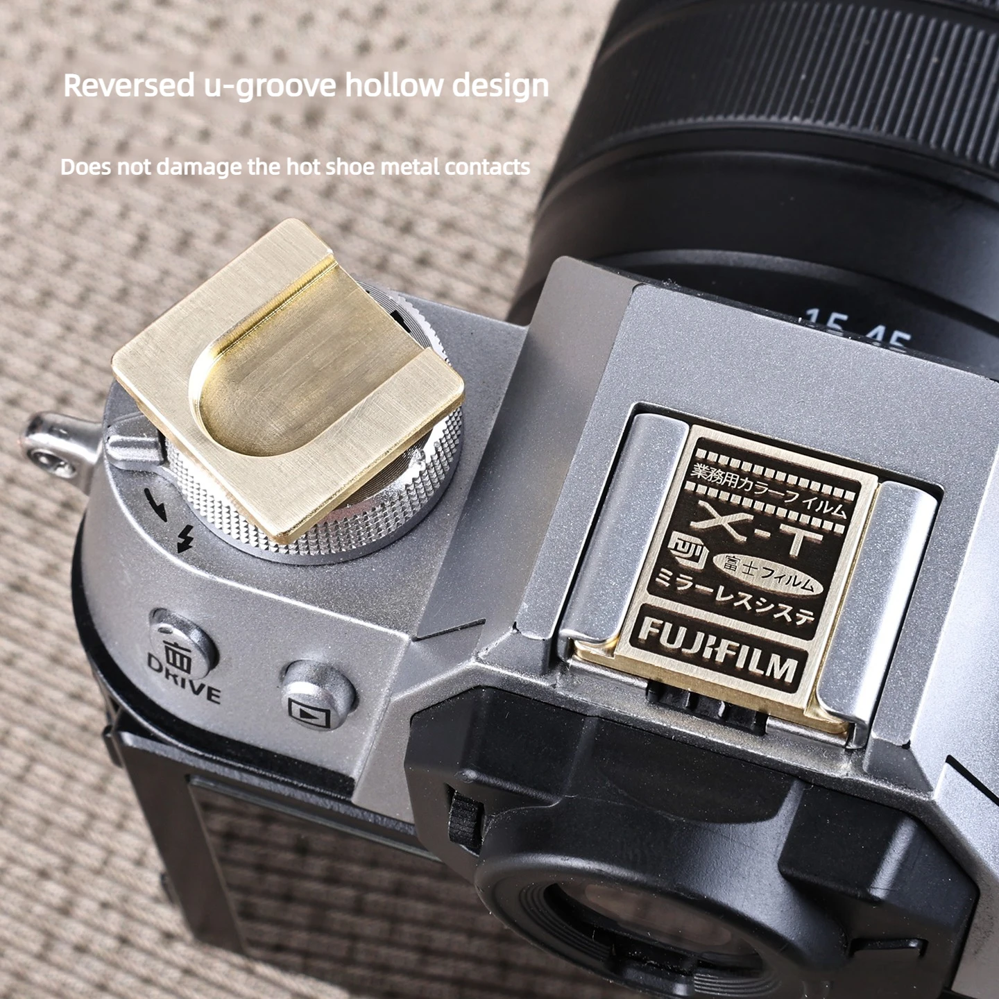 Fujifilm X 시리즈 XS10 XM5 XE4 XT5 XT30II XH2S XA7 X100VI XT50 카메라 액세서리용 금속 방진 핫슈 커버 캡