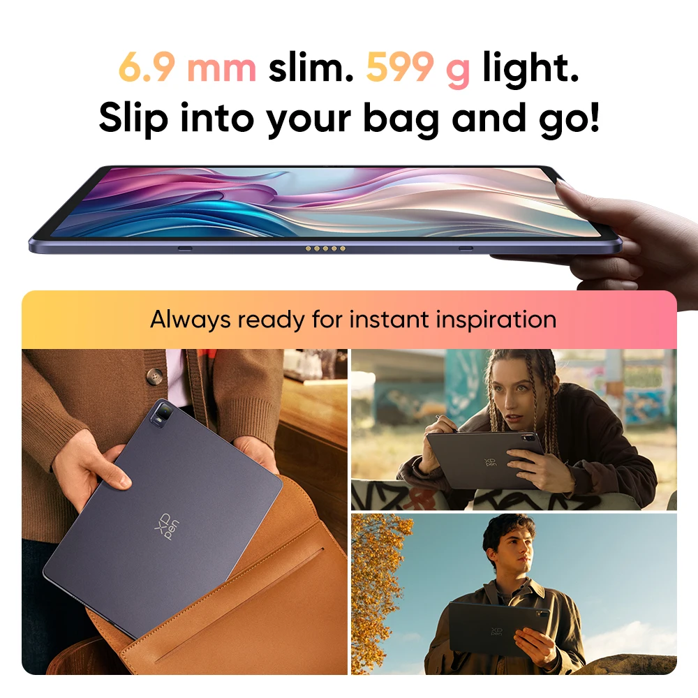 XPPen Android Tablet 12.2 inch Magic Drawing Pad Graphics Tablet with X3 Pro Pencil (16K Pressure/No Charging) 8000mAh Battery 4