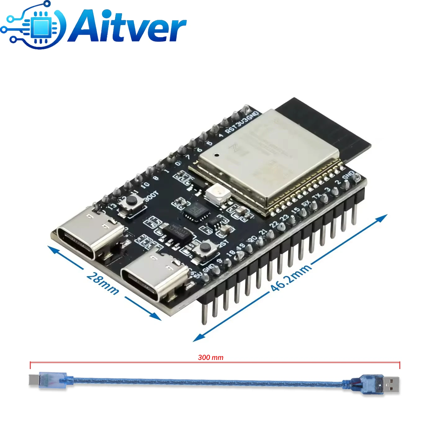 ตัวเลือกสินค้า บอร์ดพัฒนา ESP32 C6 สำหรับโปรเจกต์ IoT