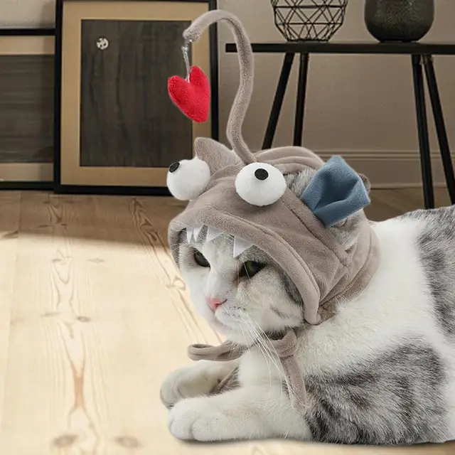 Pet Feather Headwear Cat Teaser With Funny Cat Hat, Toy And Headgear For  Cats To Amuse And Entertain Themselves