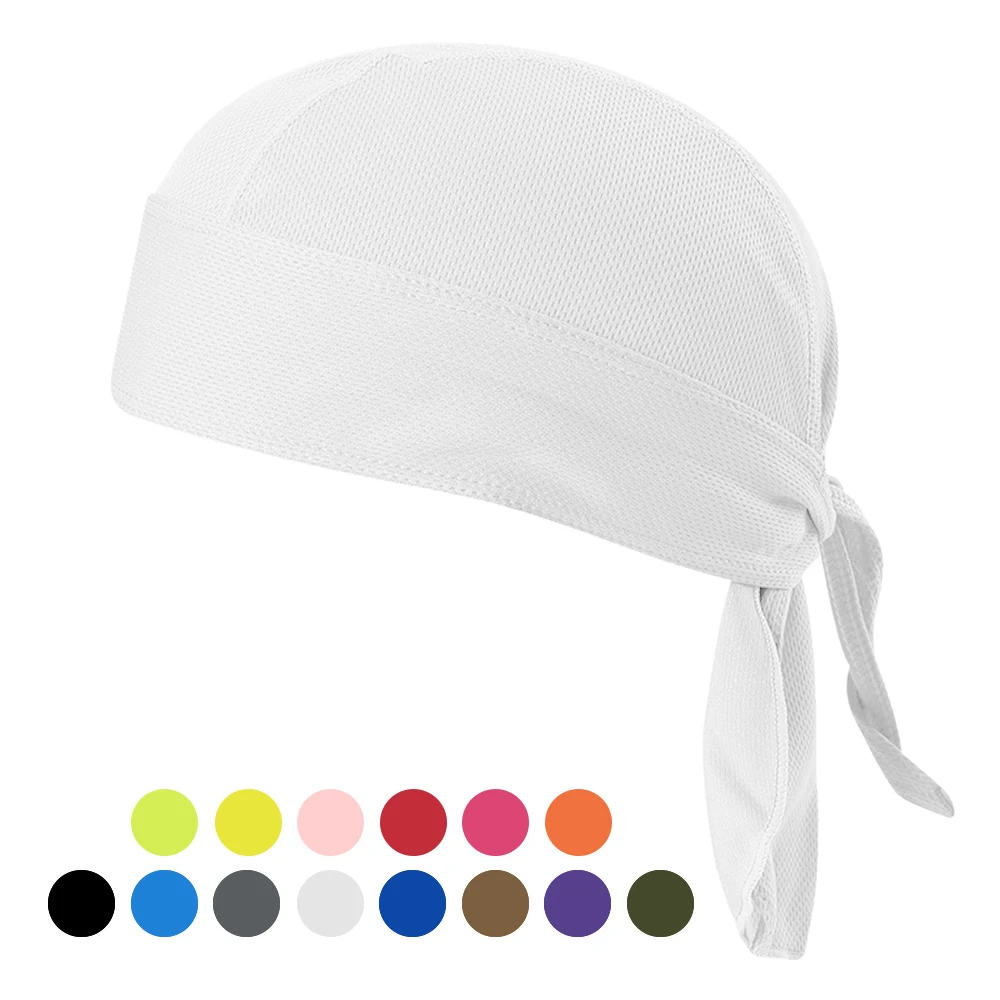 Bicycle Sweat-wicking Cap UV Protection Face Mask Sun-Protective Neck Gaiter Cycle Headscarf Headband Quick-dry Pirate Hat