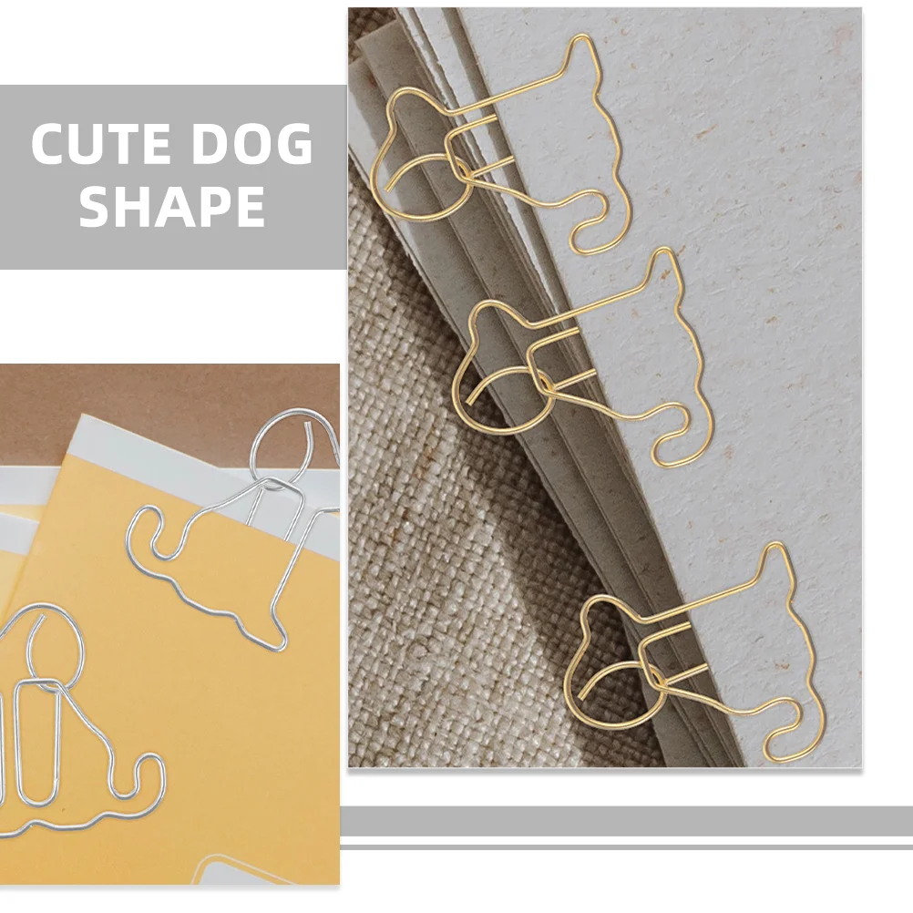 30 Pcs Metal Paper Clips Book Clips For Office