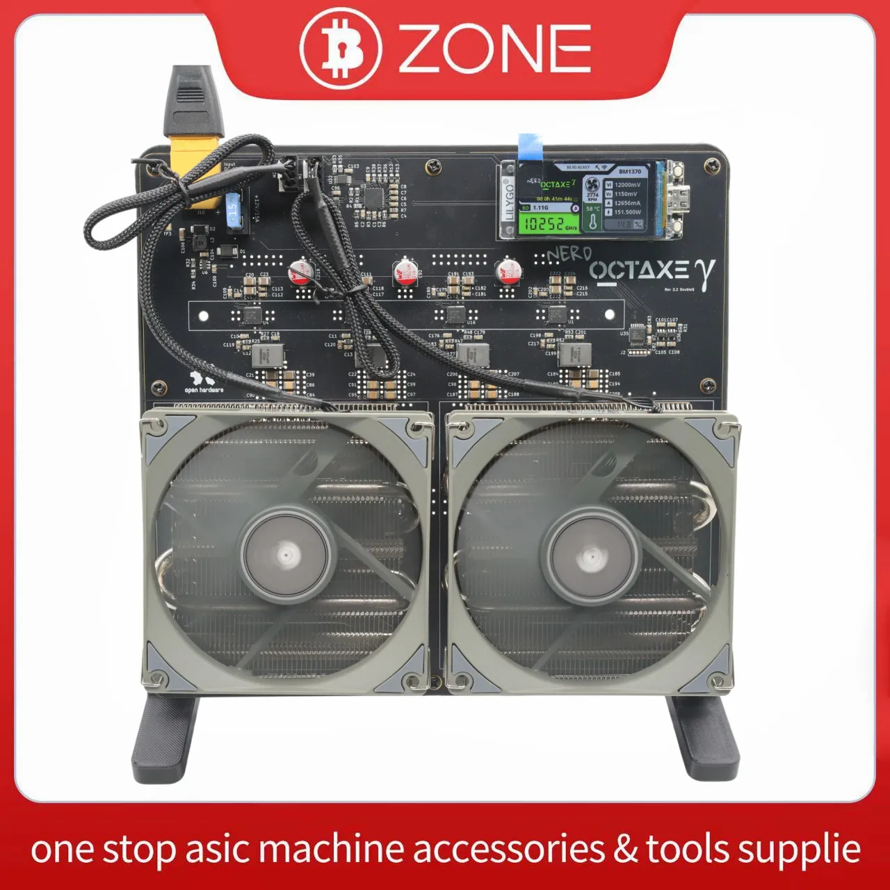 Bitaxe NerdOCTAxe 9.6Th/s 160W BM1370 Asic Chip Open Source Bitcoin Solo  Miner - AliExpress