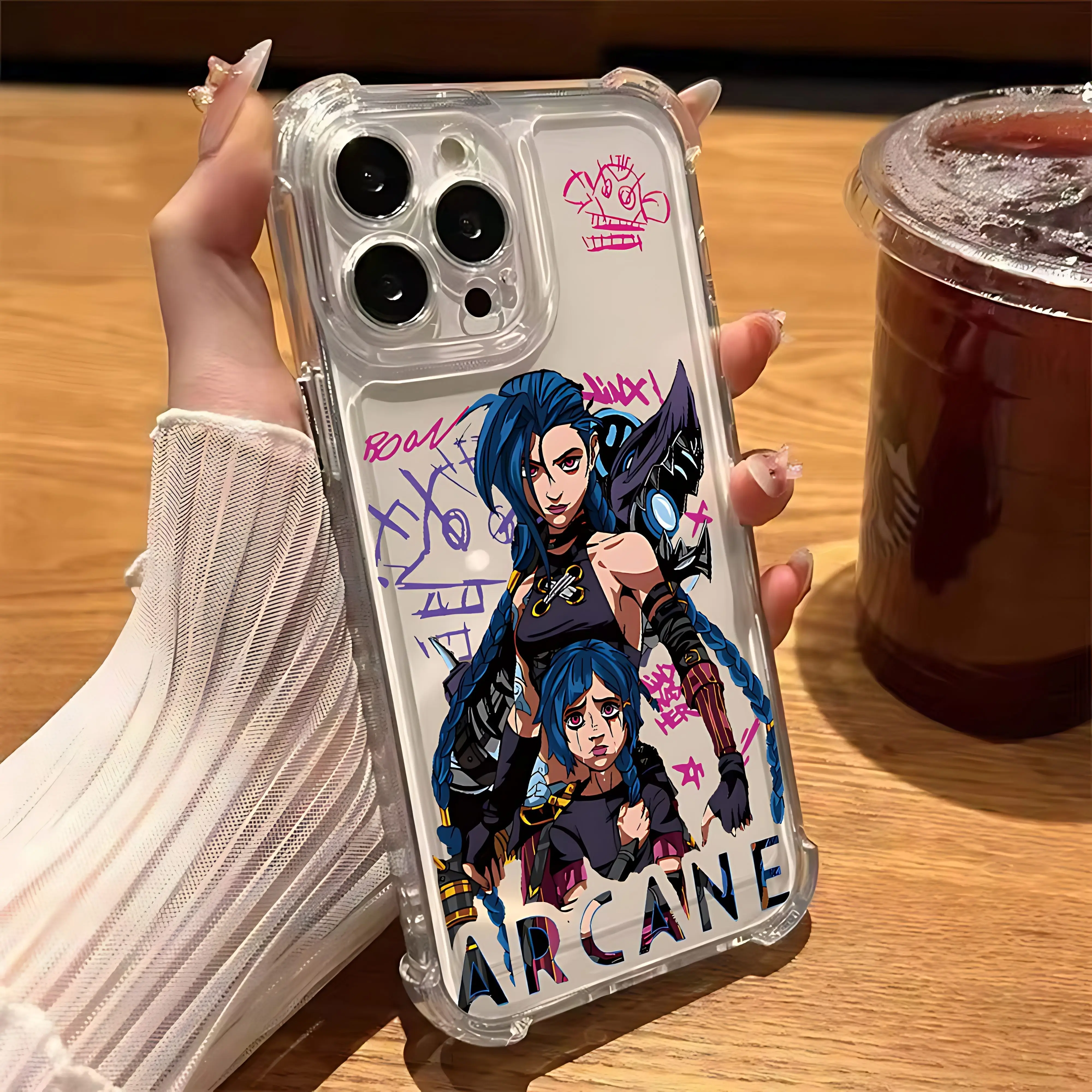 Jinxes V-Vi L-Lol Protective Phone Case