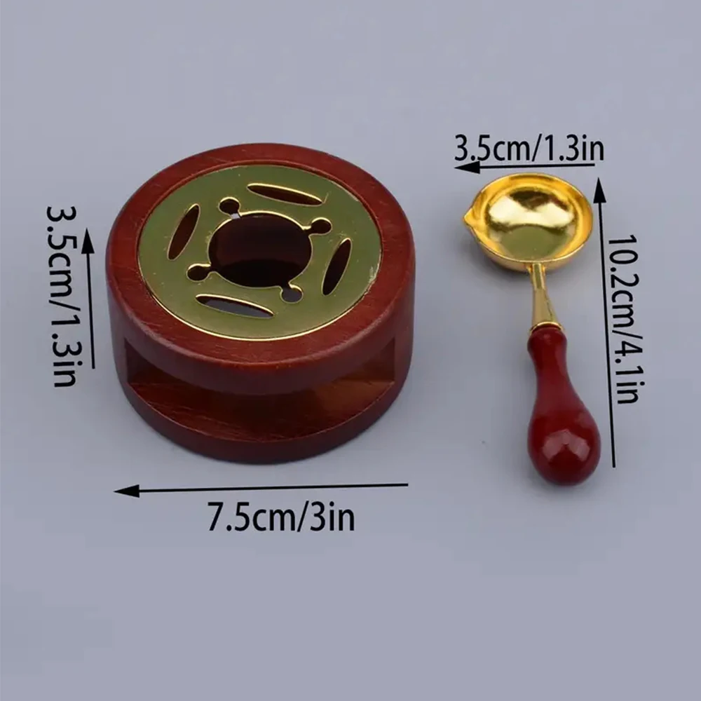 European Creative Hollow Fire Melting Stove Vintage Wax Stick Melting Pot Holder Stand Sealing Tools