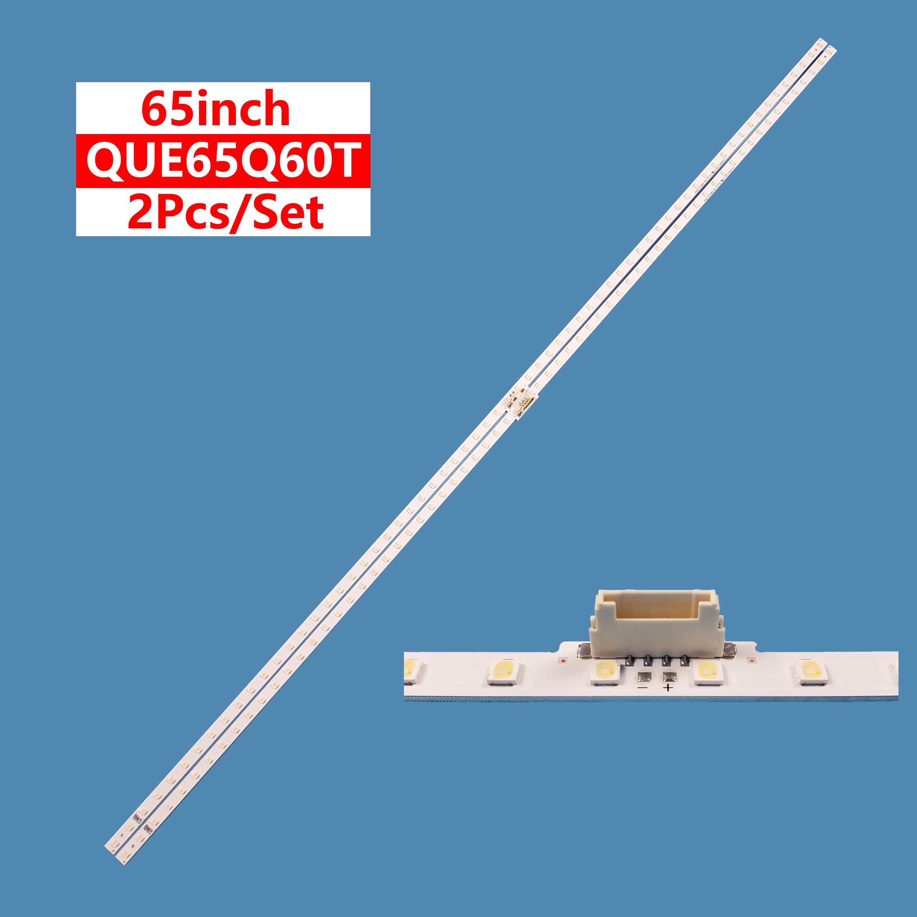 For Samsung 65inch TV New LCD TV Backlight Strip V9Q6-650SM0-R0 19Y_Q60_STC650AC1_3030F BN96-48108A 2pcs/set