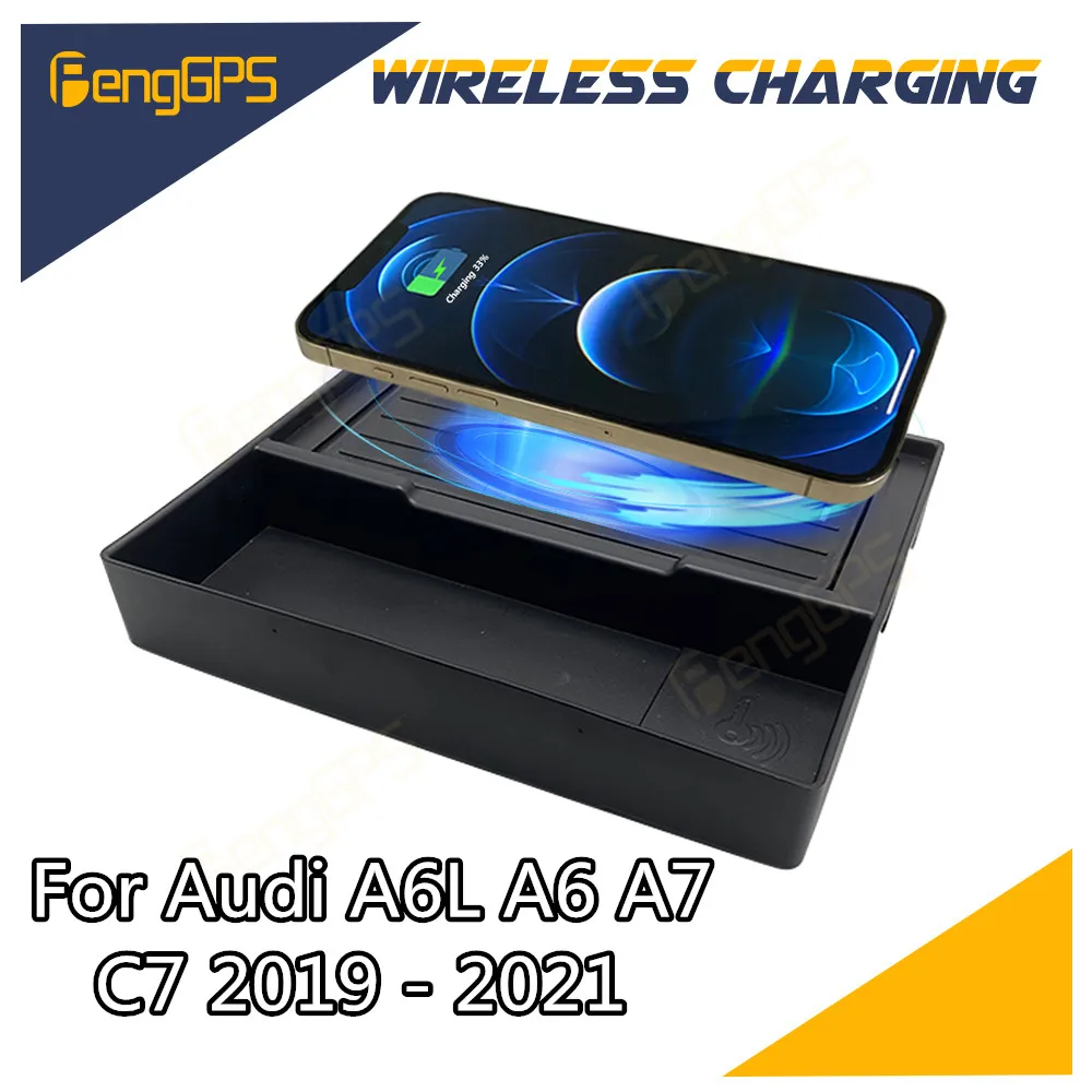 15w Car Wireless Charging Pad For Audi A6 C7 A6l A7 2012~2018 2013 2014  Phone Fast Charger Charging Plate Panel Station Iphone - Wireless Onboard  Car Charging Pad - AliExpress