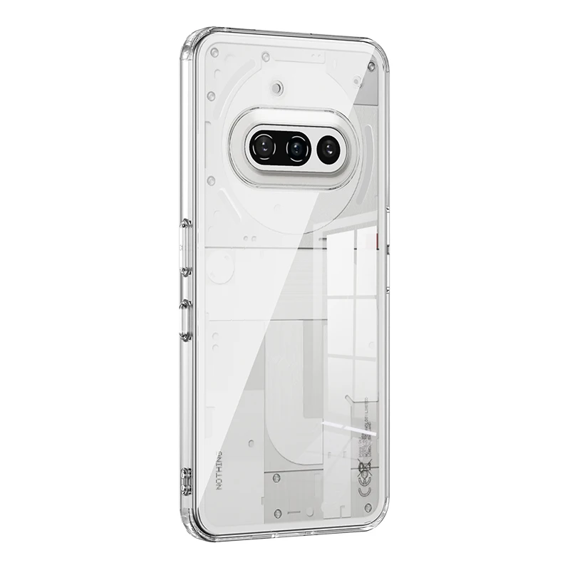 Crystal Clear Shockproof Hard PC Case with Camera Protection