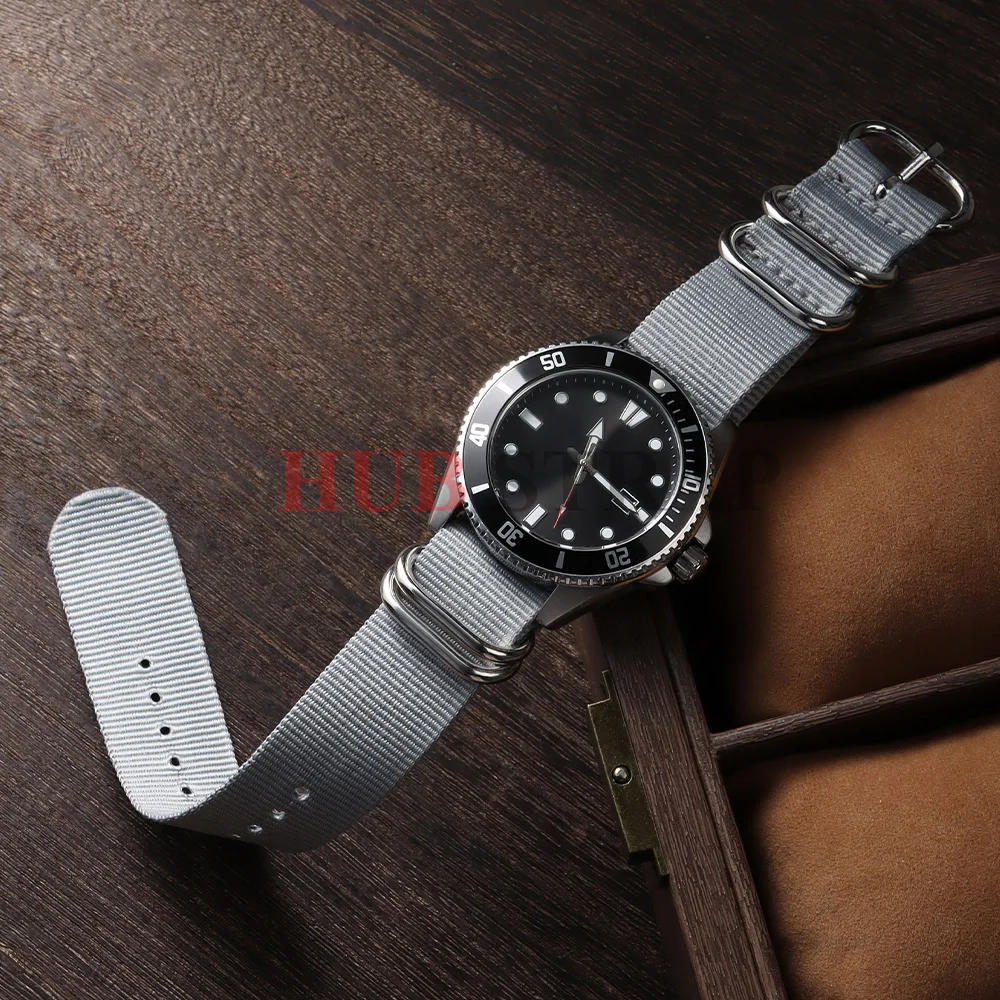 Universal Nylon Canvas Watch Strap - Weave Design Wristband