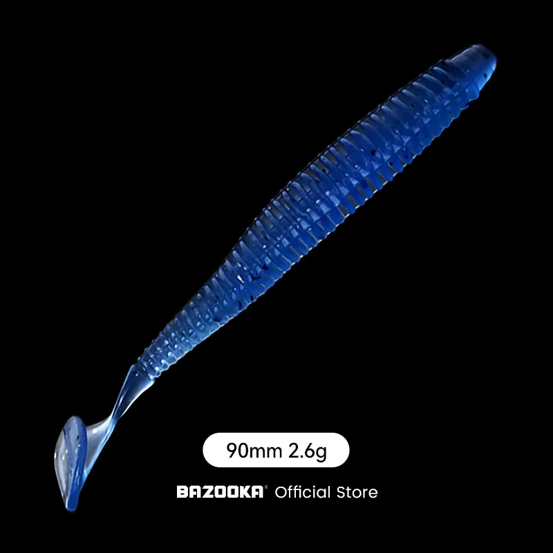 Bazooka Angelköder Shad Soft Bait Swimbait Wobbler Jig Silikon Trolling Sea Pike Karpfen Easy Worm Bass Tackle Winter Bait – Detail 9