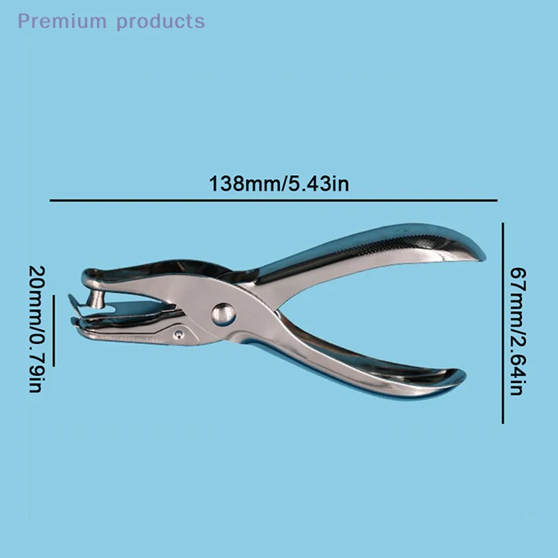 1개 귀여운 원형 펀치, 3-6mm 용량, 스크랩북 종이 DIY 공예 모양 커터 펀치