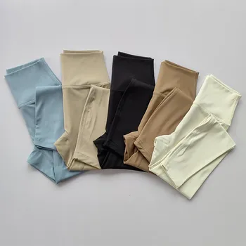 High Waist Yoga Leggings for Women Soft Breathable Sports Tights Fitness Gym Elastic Pants High Quality Sport Leggings 1