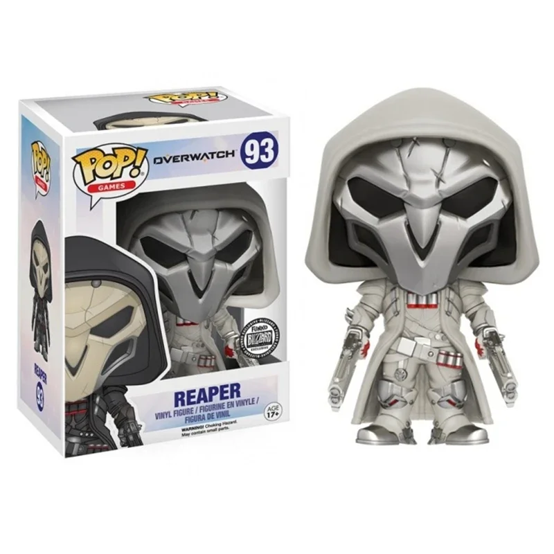 thumbnail image 1 of 2025 FUNKO POP Overwatch Tracer #92 Reaper #93 Widowmaker #94 Soldiers 76 #96 Figura de acción de juguete para regalo de niños, 1 of 5