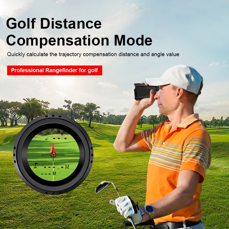 Golf Rangefinder for Hunting 600-1200m Charge x6 Flag-Lock M/Yd Unit Magnet Vibration Laser Distance Meter with slope Telemeter laser rangefinder distance meter