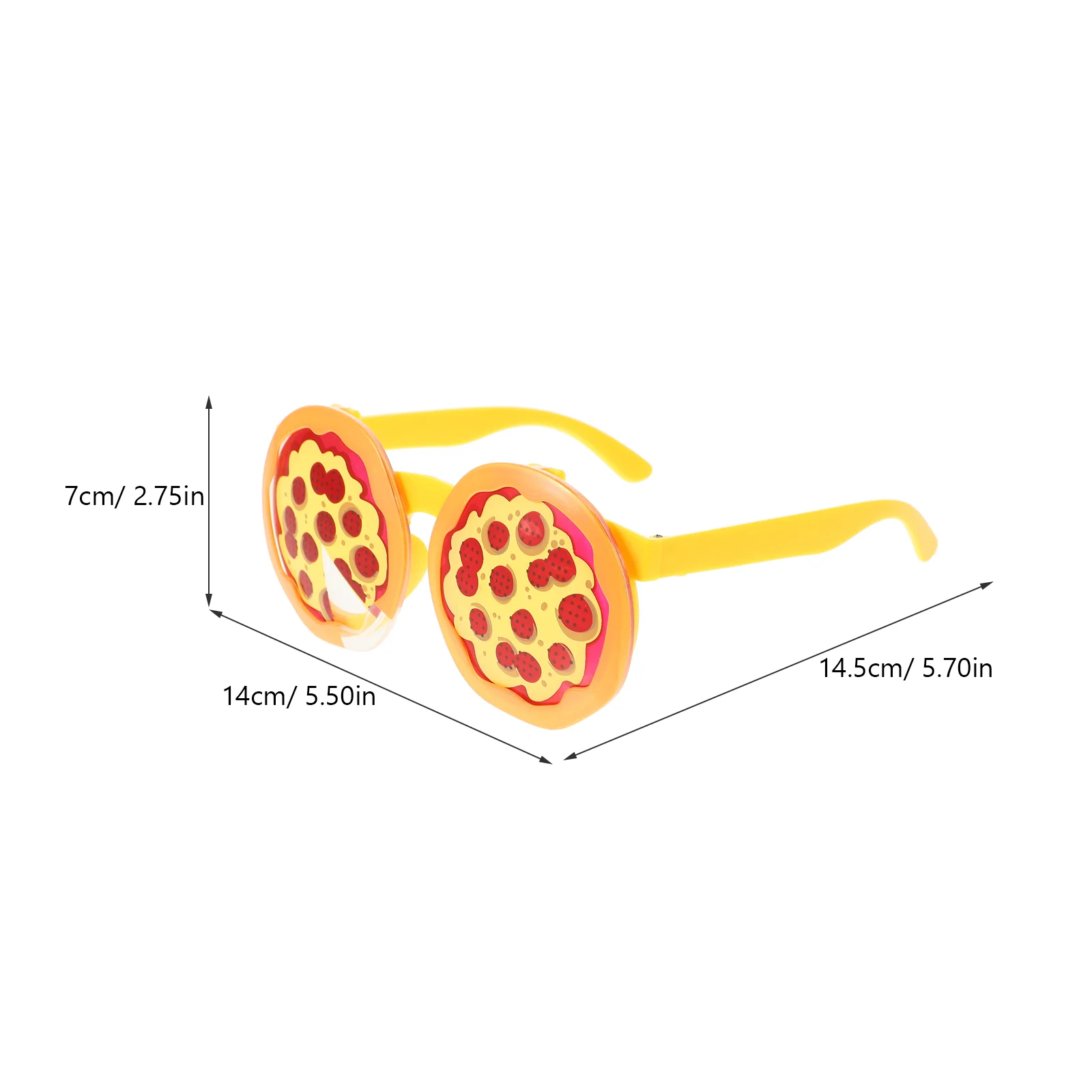 Party Glasses Decorative Sunglasses 2 Pcs Pizza Cosplay Eyeglasses
