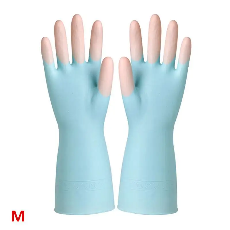 Enhanced Silicone Anti-Slip Dishwashing Gloves - Reusable, Durable Household Cleaning Essentials