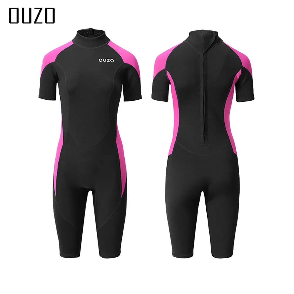thumbnail image 1 of Traje de neopreno de 3 mm, traje de surf, traje de baño de manga corta, traje de kitesurf, traje de buceo, trajes de baño para pesca submarina, trajes de baño Rash Guards para hombres y mujeres, 1 of 5