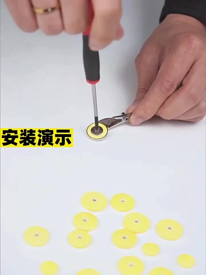 Juego De 16/17 Almohadillas De Corcho Para Flauta De Agujeros Abiertos - Repuesto De Mantenimiento, Color Amarillo