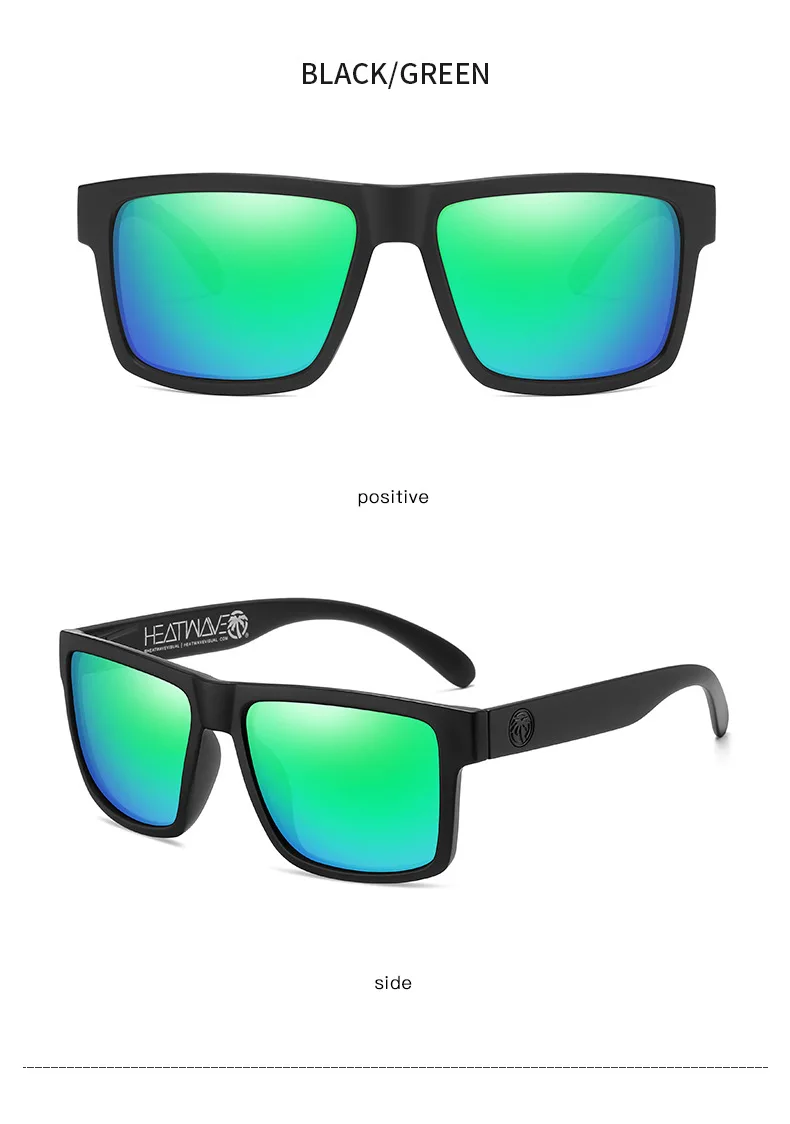 Grenzüberschreitender Bestseller Radfahren, quadratisch, polarisiert, hochwertige Outdoor-Sport-Sonnenbrille aus echter Film (Herren und Damen) – Detail 6