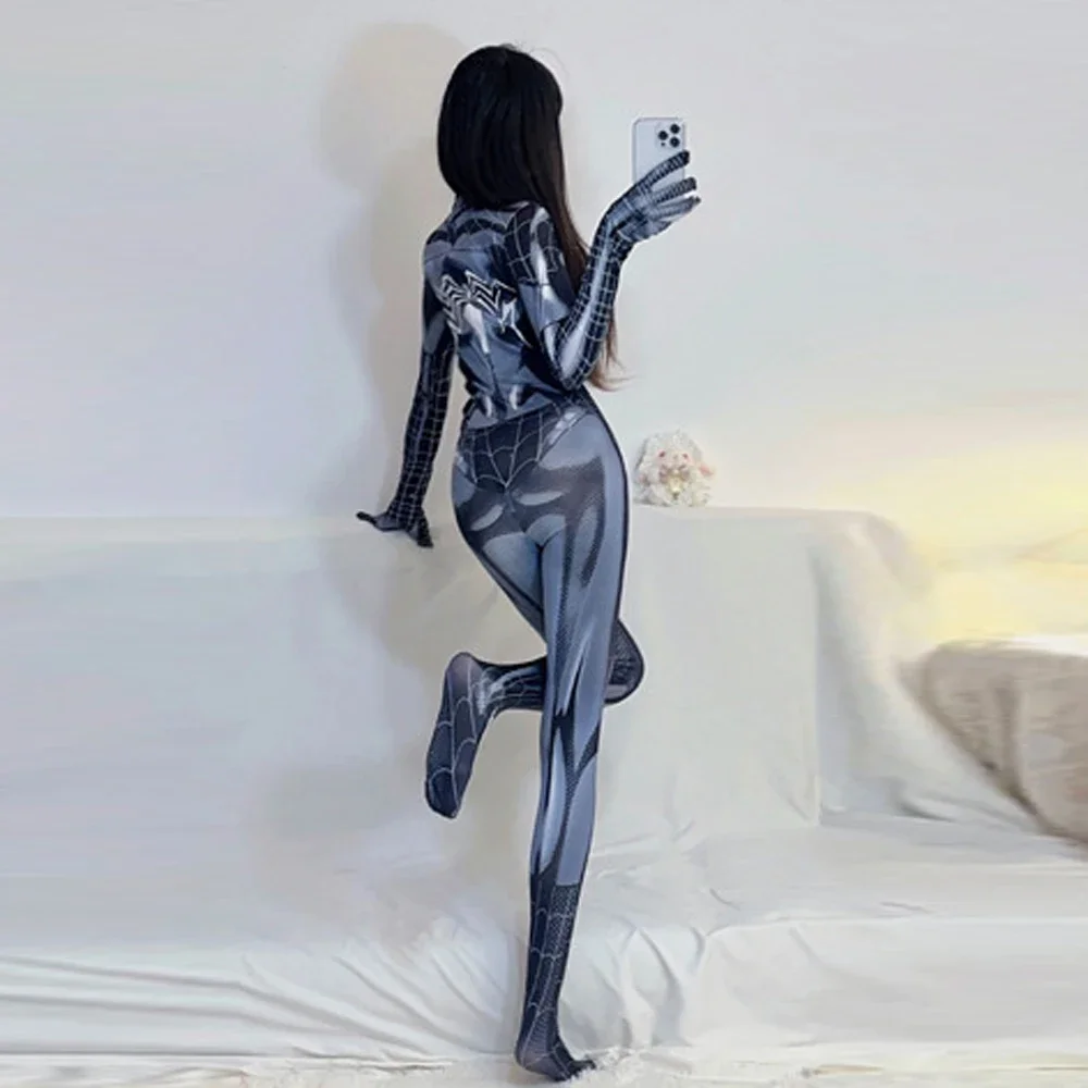 Spider Man Costume Film Supereroe Cosplay Tuta Tuta Avengers Cosplay Venom  Spider Man Corsetto per Donna Ragazza Spandex Vestito - AliExpress, image size:1000x1000