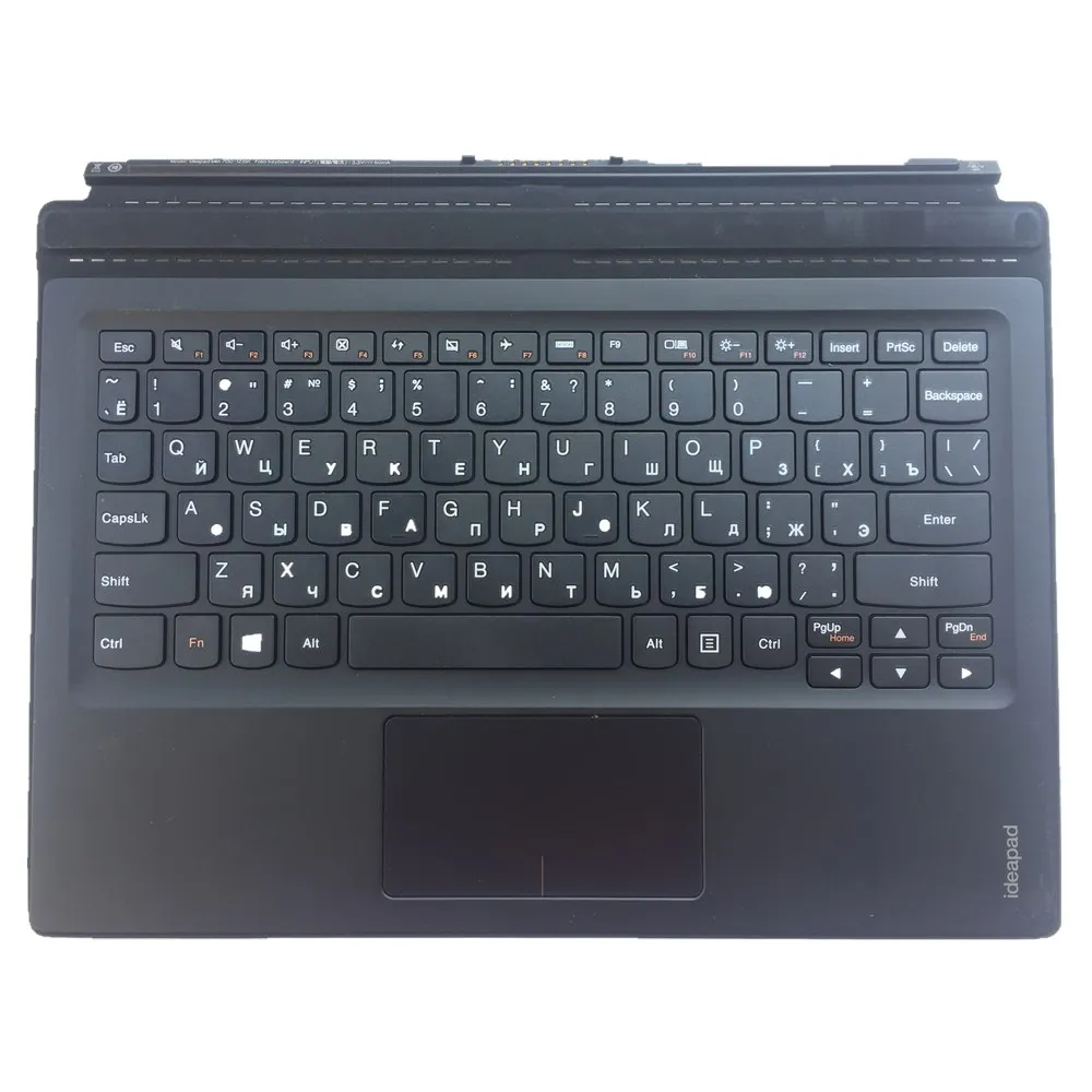 

New for LENOVO IdeaPad Miix700-12ISK Miix 700-12ISK US RU KEYBOARD with Black Palmrest pad 5N20K07173 Laptop