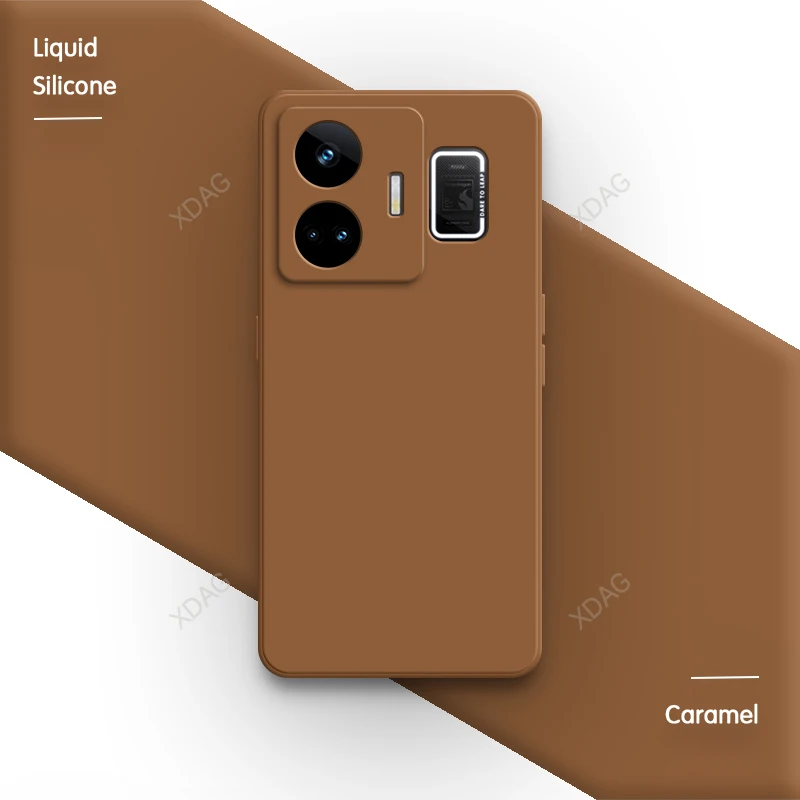 Premium Liquid Silicone Phone Case with Lens Protection - Durable Back Cover