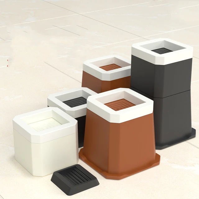 Coffee Table Heightening Pad Non-slip Table Bed Legs Foot Pad Rectangular Trapezoidal Combination Home Appliances Booster Pad 2