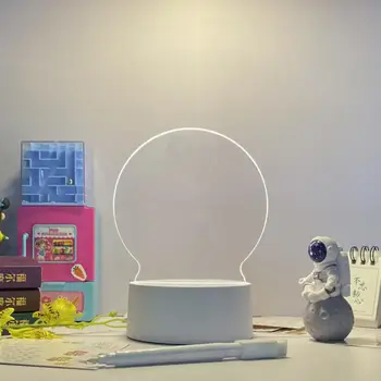 창의적 LED 야간 조명, USB 메시지 보드, 휴일 조명, 펜 선물, 어린이 여자 친구 장식, 야간 램프