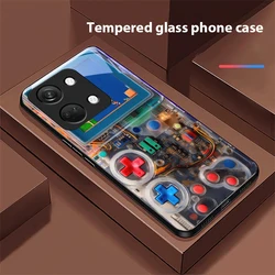 Sleek Black Hard Shell Tempered Glass Phone Case for Gaming Console Compatibility (BLH-BLH25011715)