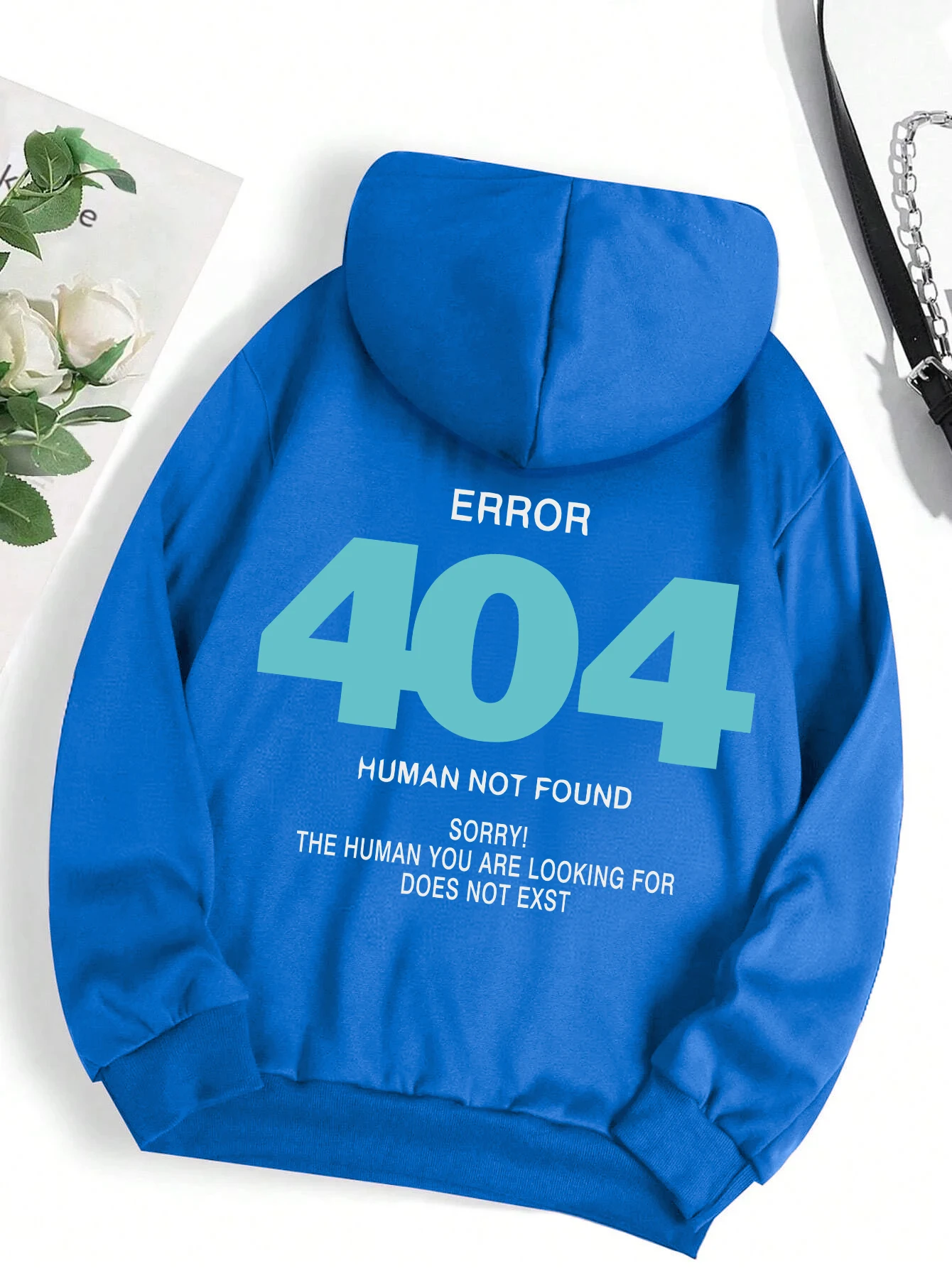 Error 404 Human Not Found sorry! Women's Hooded Fashion S-XXL Hoodies Fleece High Quality Sweatshirts Autumn Casual Sportswear