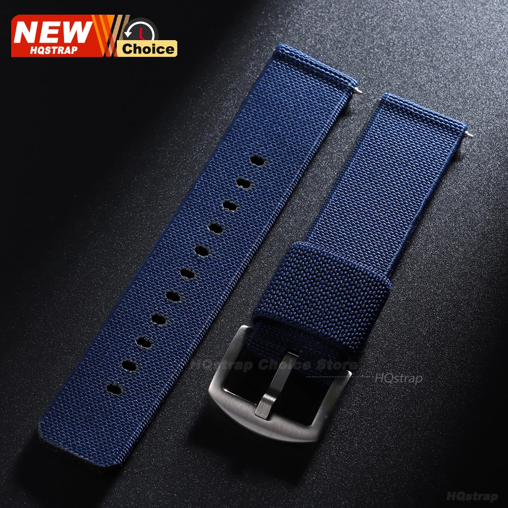 Elastic Nylon Woven Quick Release Watch Strap - Universal Bracelet for Military Style Wristbands