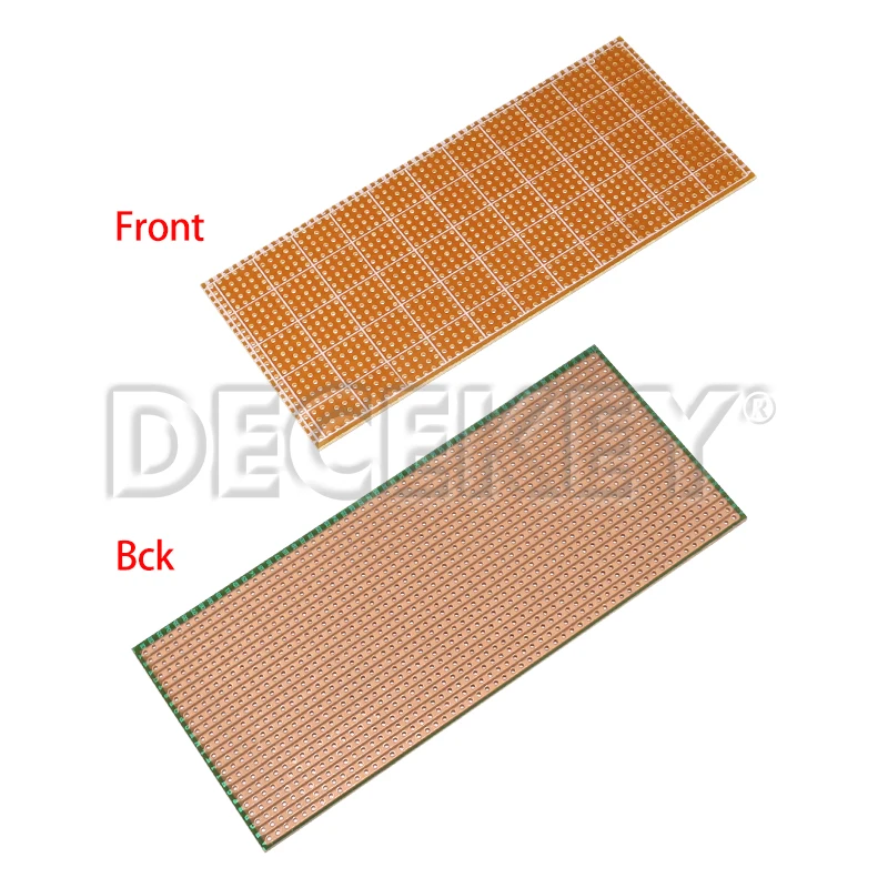 6.5x14.5cm PCB 프로토타입 보드 단면 PCB 프로토보드 DIY Arduino용 범용 실험 매트릭스 회로 보드