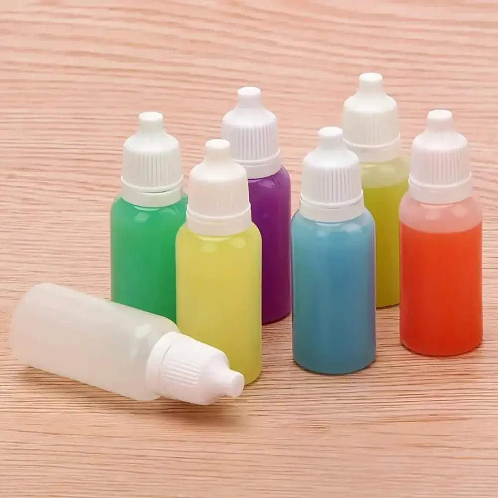 Portable Squeezable Semi-Transparent Refillable Dropper Bottles (50/100 Pack)