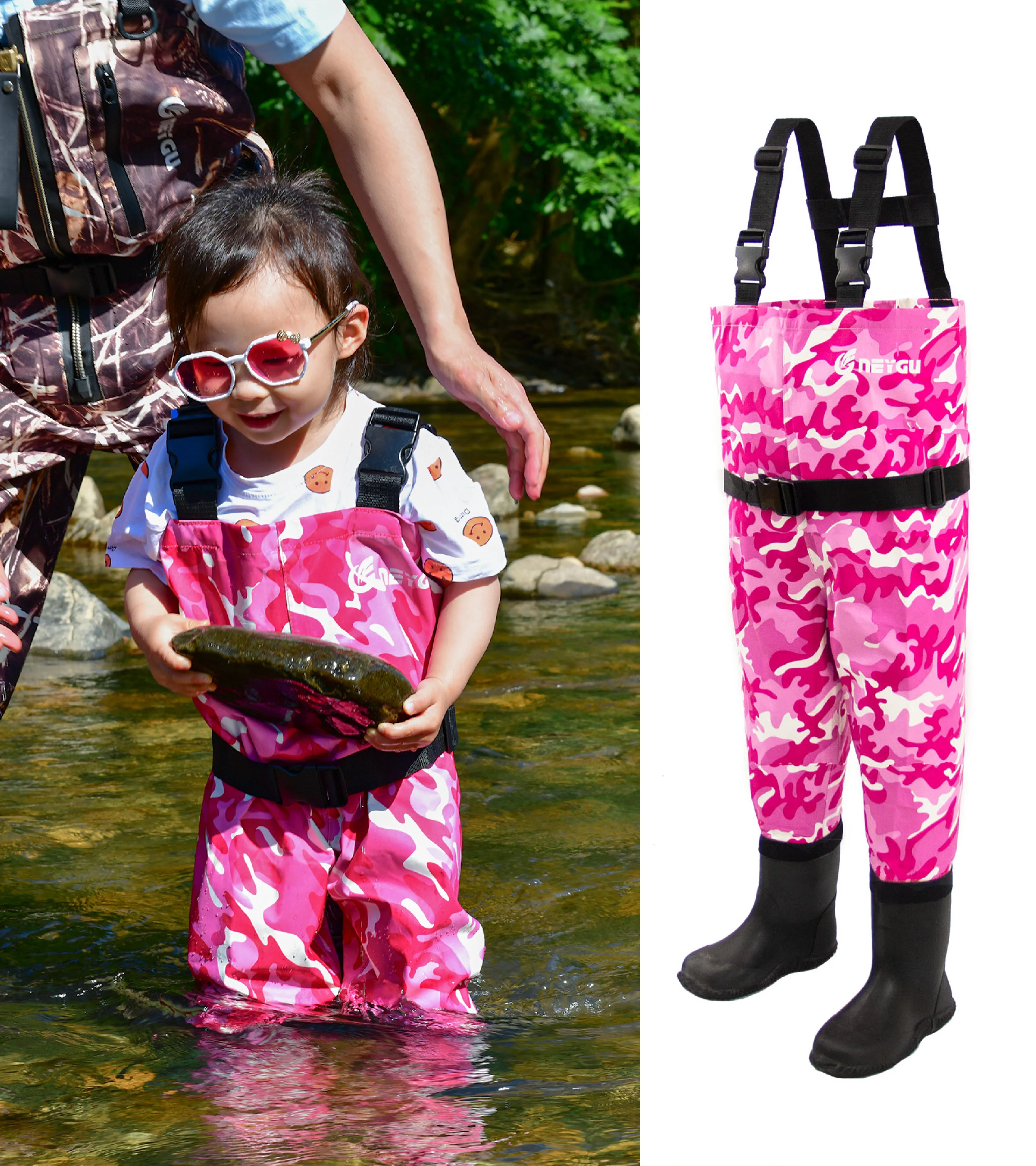 Neygu – Cuissardes De Pêche Avec Bottes Pour Enfants, Cuissardes De  Camouflage Pour Enfants, Cuissardes De Pêche Avec Bottes Pour Jeunes  Garçons - De Pêche Vêtements - AliExpress