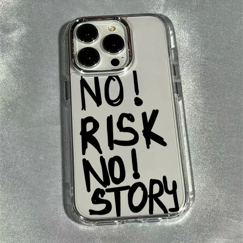 Minimalist Personalized English Pattern Soft Phone Case Cover