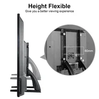 Кронштейн для телевизора 32-75 дюймов, настольная подставка для телевизора, регулируемая по высоте, универсальный кронштейн для экрана телевизора, кронштейн для монитора, ножки для телевизора — изображение 2