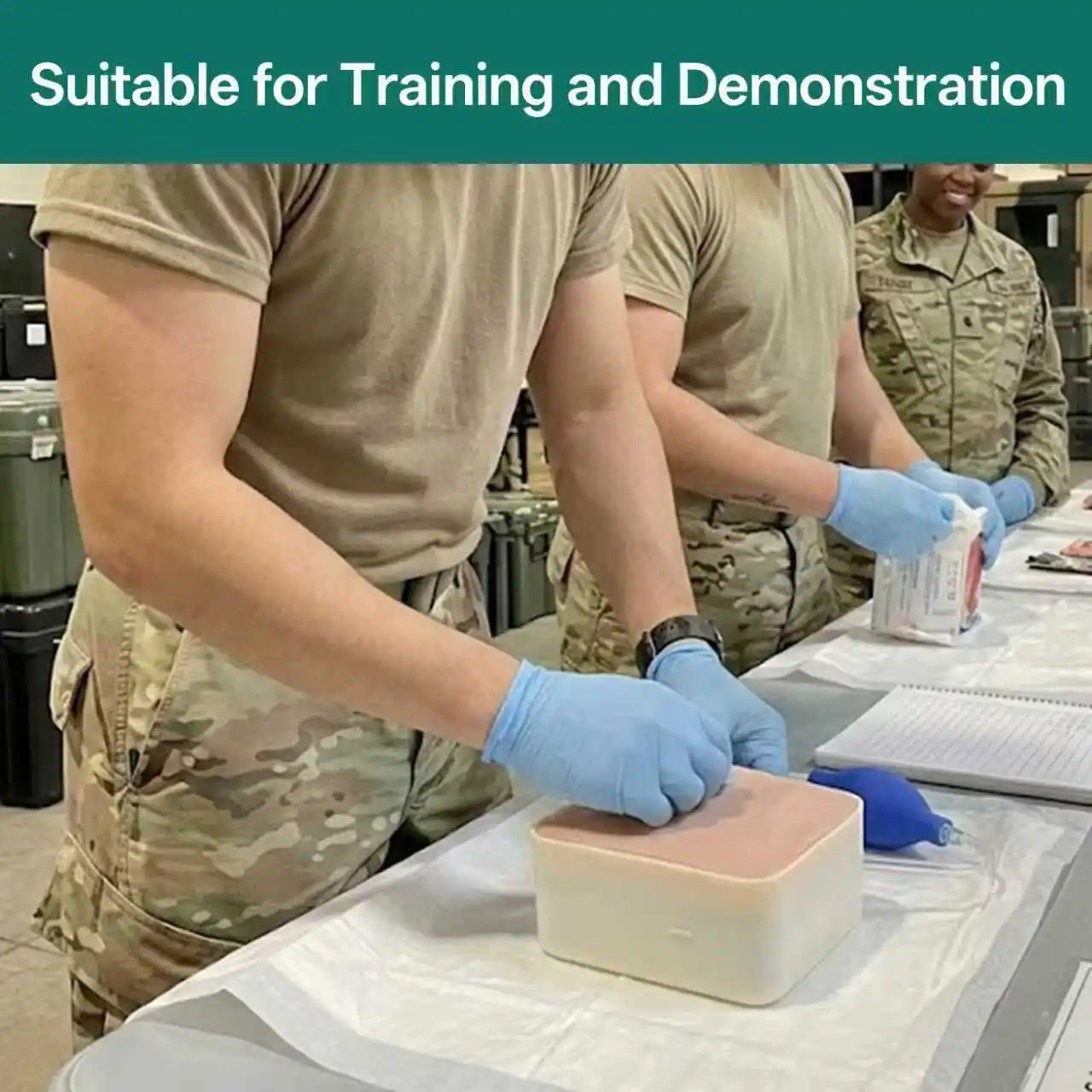 장력성 흉부압박증 시뮬레이터용 바늘흉부압박술