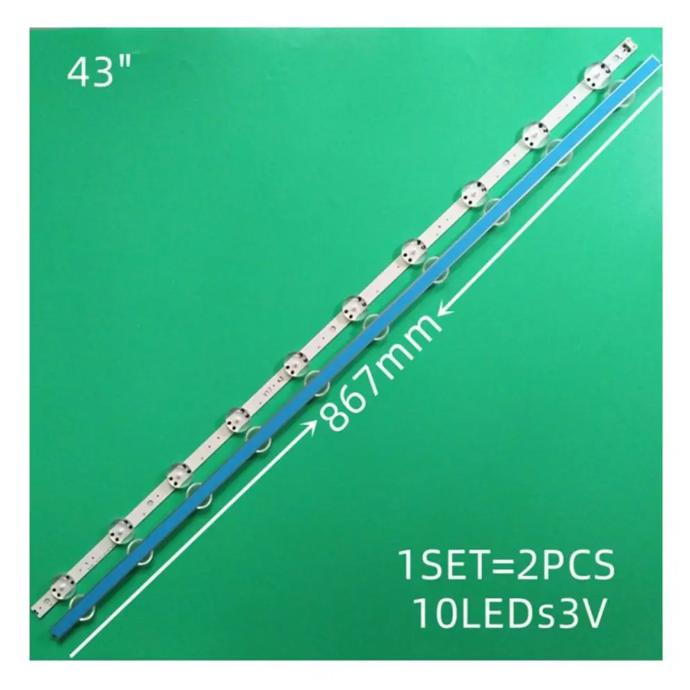

New LED Strip for LG 43LJ622V 43UJ651V 43LJ610V V17 43" ART3 43LJ614T 43LJ6140 43LJ6400 43LJ6420 43UJ654T NC430DGG
