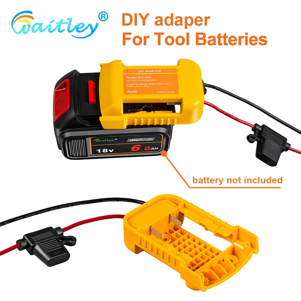 New DIY Battery Adapter Lithium Battery Conversion Adapters for