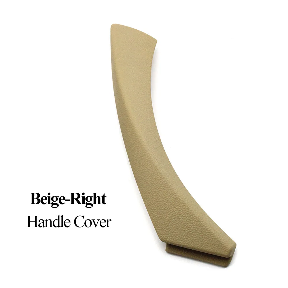 Black Beige Car Interior Door Handle Panel Pull Trim Cover