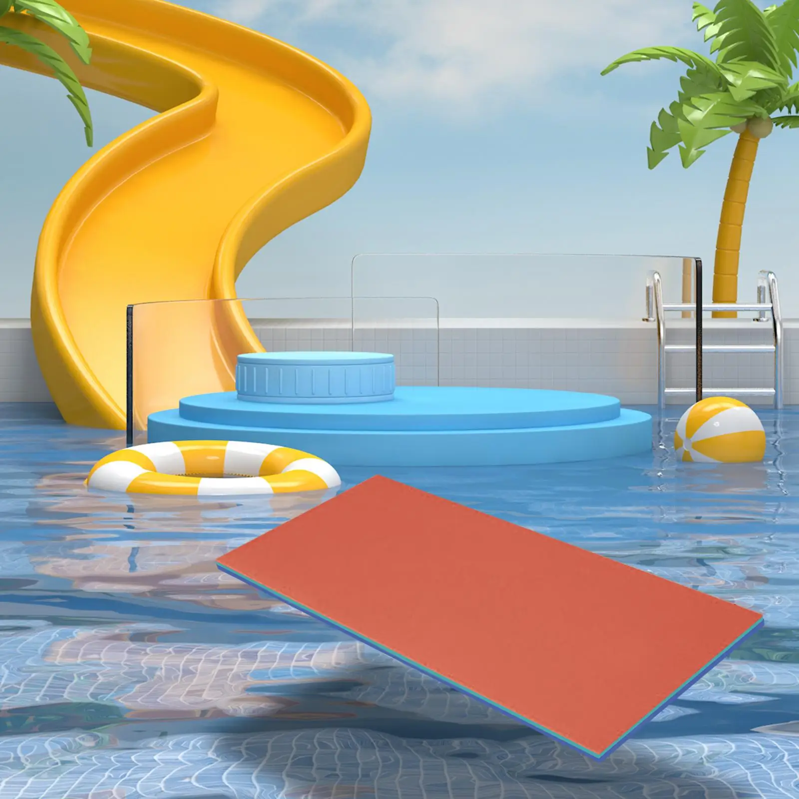 

Drifting Mattress Relaxing 3 Layers Water Floating Mat for Lake Pool