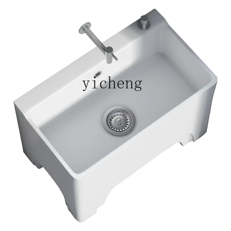 

XL Mop Pool Balcony Four-Leg Sink Outdoor Small Floor