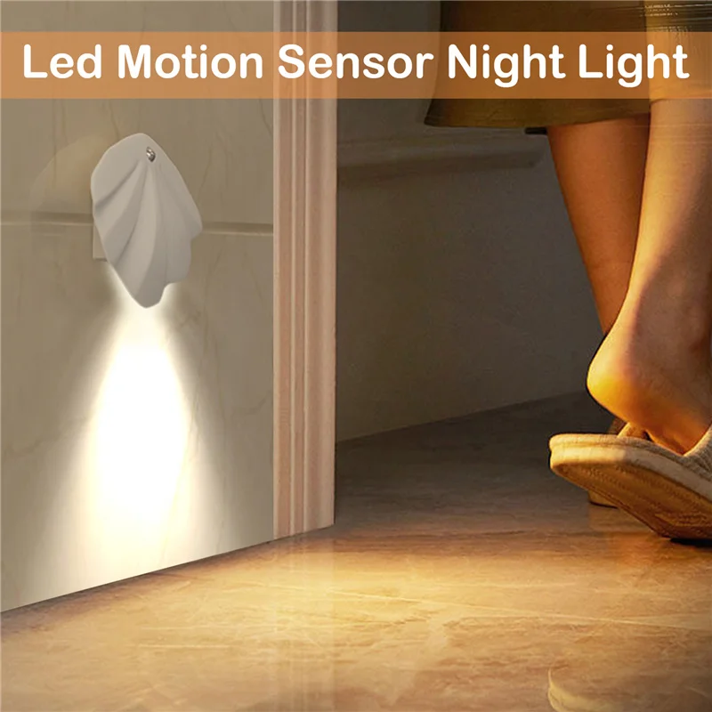 Description Picture 4 of itemRechargeable Motion Sensor Night Light Battery Powered Adjustable Closet LED Night Lamp for Bedroom Wall Stair Cabinet Hallway