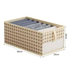 Thicken Clothes Organizer Pants Sweater Storage Cabinets Drawers Organizer Jeans Storage Box Wardrobe Clothes Storage Organizers 6