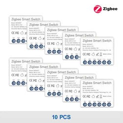 Enhanced Smart Socket European Plug 20A with Power Metering and Voice - Controlled Remote Access - 10Pcs