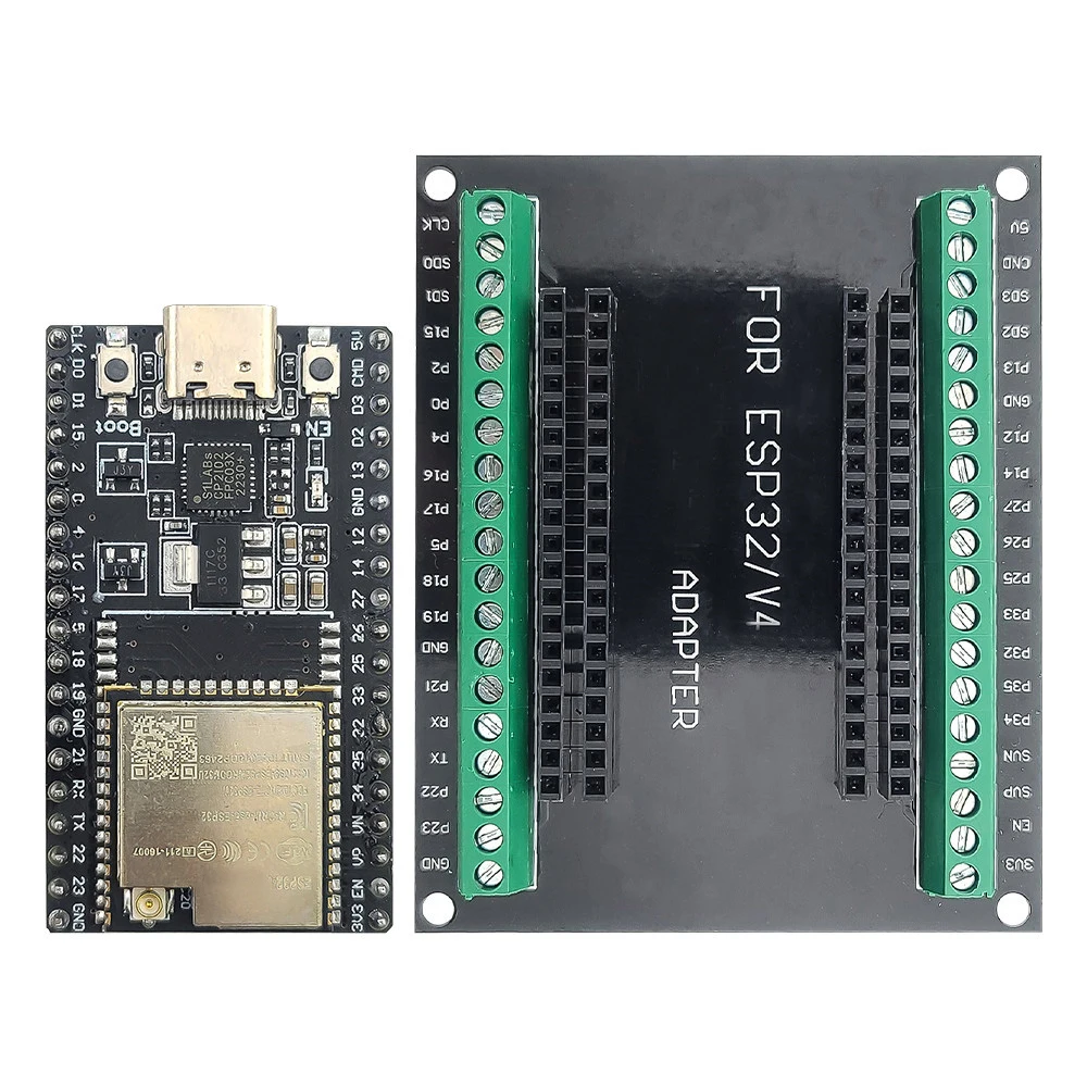 ESP32DevelopmentBoardwith2.4GAntennaPortExpansionBoardKitESP32-32UBTWifiModuleType-C38PINCP2102ESP32-DevKitC-AliExpress502