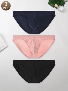 3 pezzi tinta unita casual e confortevole semplice da uomo breve vita bassa traspirante che assorbe il sudore tracolla convessa senza cuciture 1