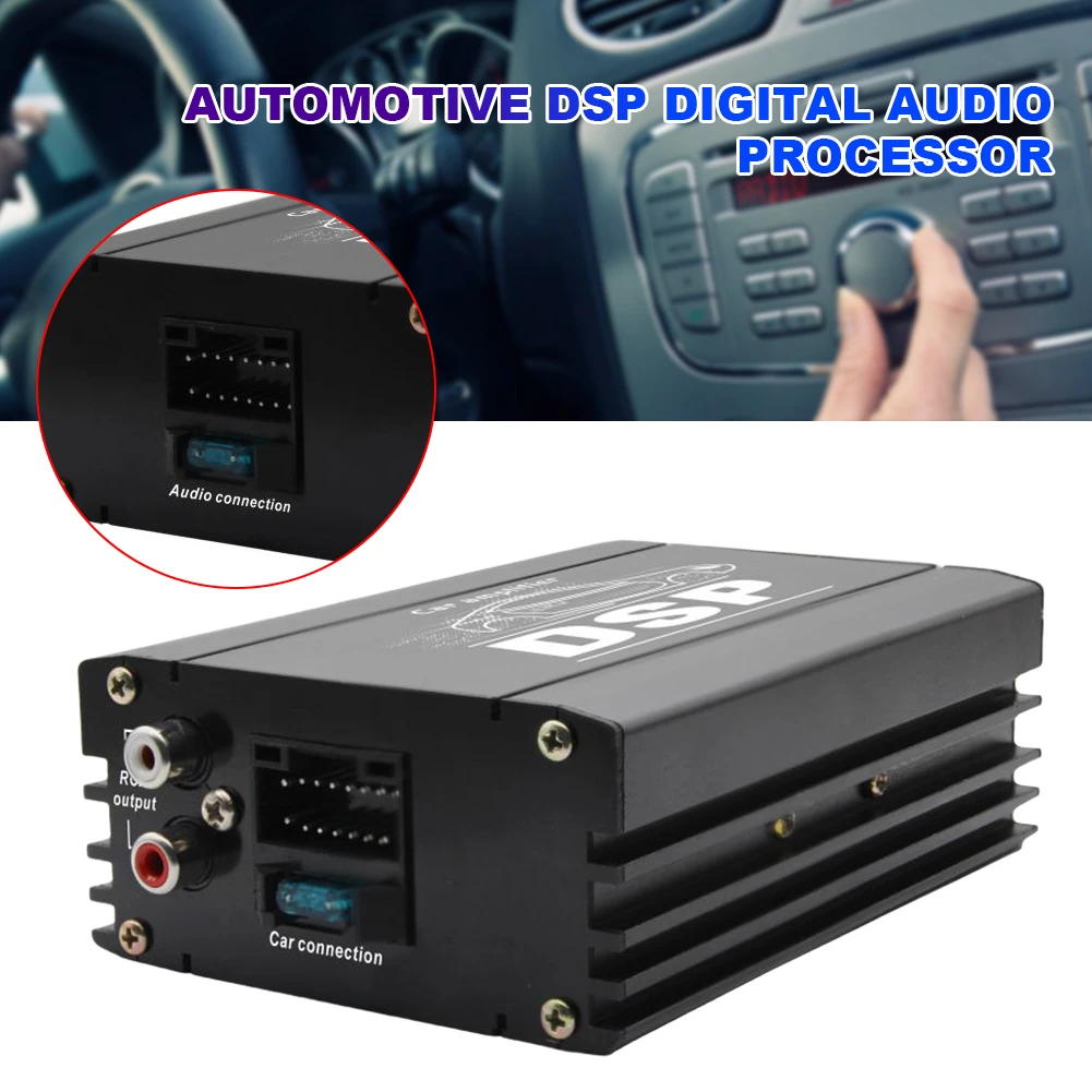 4x50W Car DSP Digital Audio Processor 4 In 6 Out DSP Car Power Amplifier Car DSP Amplifier for Cars