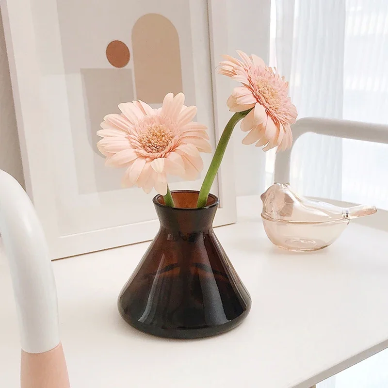 1pcs Glass Vase,Seed Starter Vases, Glass Avocado Seed Avocado Garden Aqua Culture Vases 3