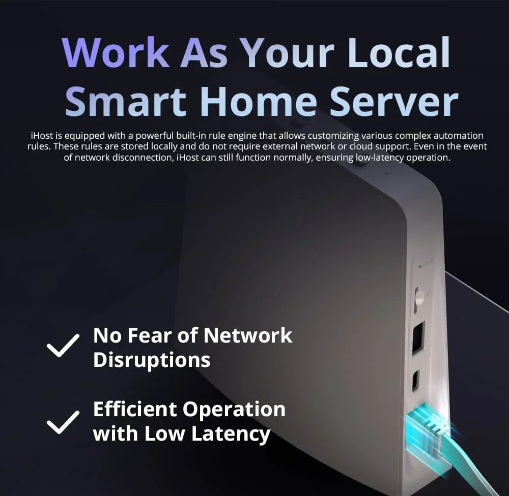 Ihost Zigbee Gateway Smart Home Hub Ihost 4gb 2gb Local Server Control Open AP